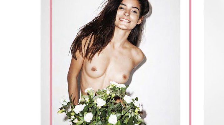 Cami Romero modelo argentina en topless ByteSexy.